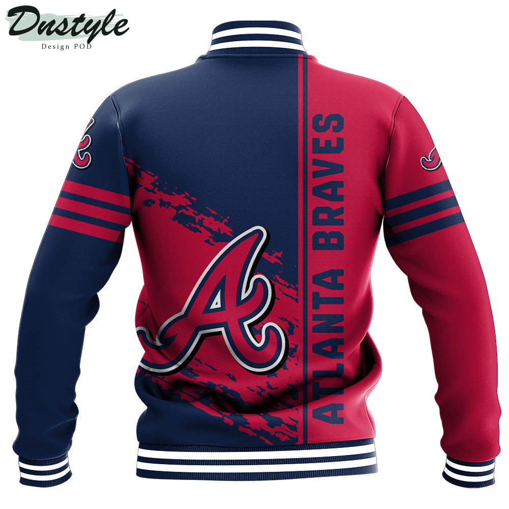 Atlanta Braves MLB Quarter Style Baseball Jacket