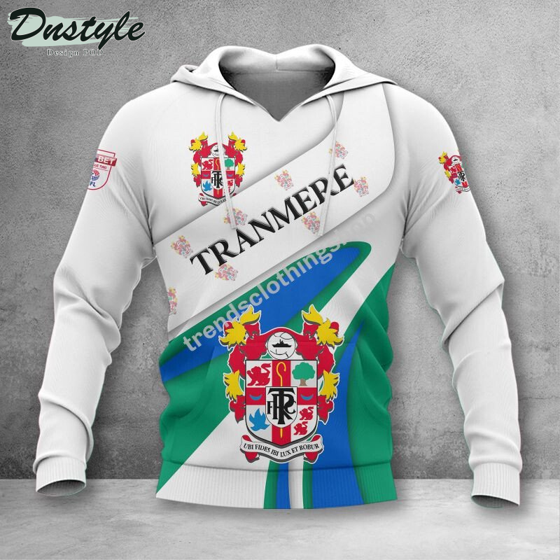 Tranmere Rovers 3d all over printed hoodie tshirt