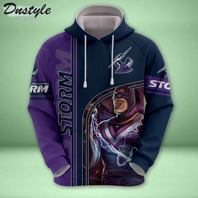 Melbourne Storm 3D Tshirt Hoodie Polo Sweatshirt