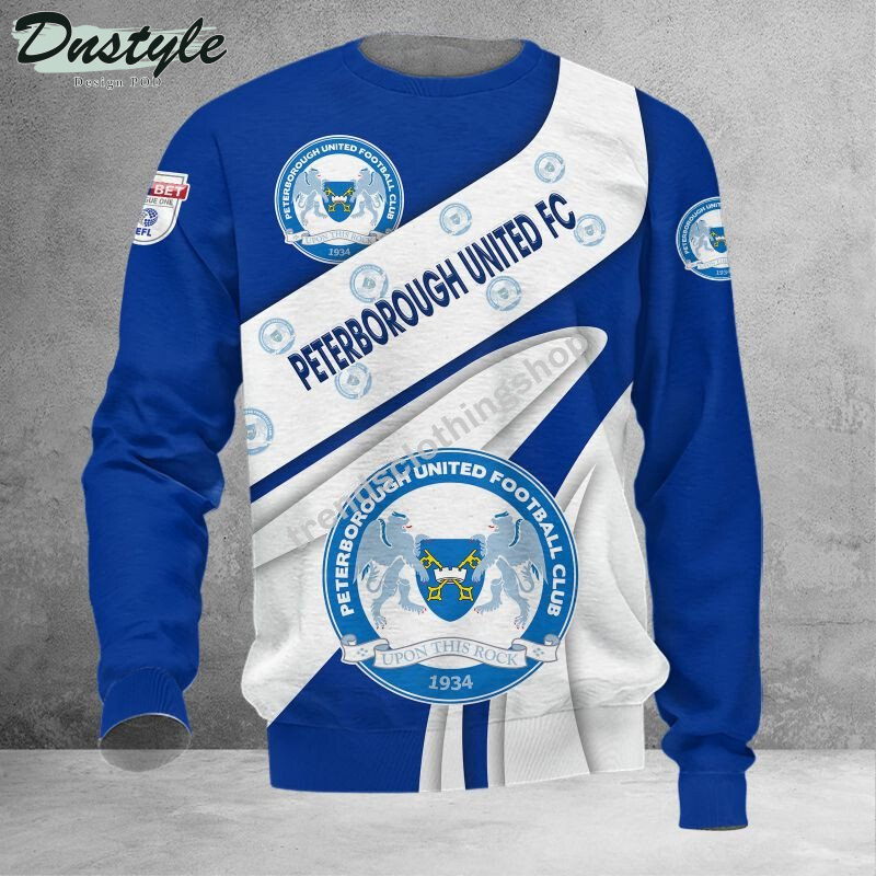 Peterborough United F.C 3d all over printed hoodie tshirt