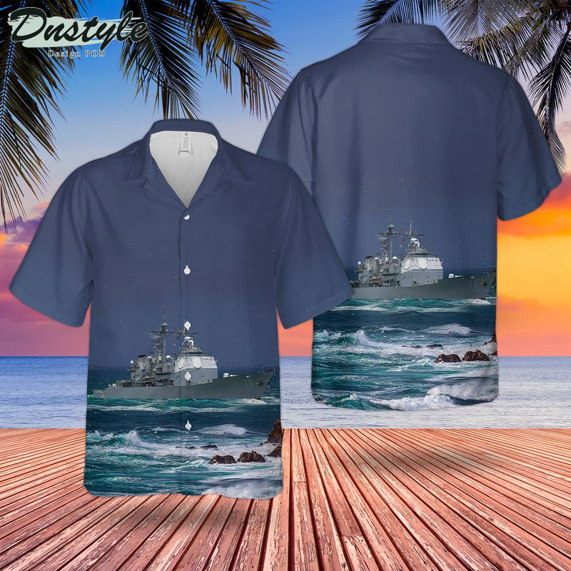 US Navy USS Lake Erie Hawaiian Shirt