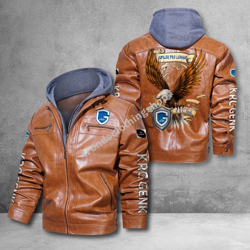 K.R.C. Genk jupiler pro league eagle leather jacket