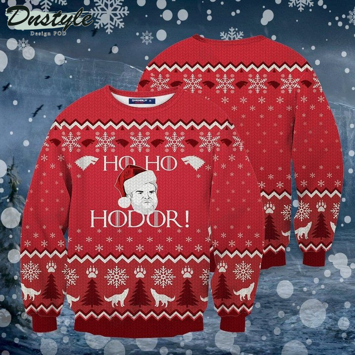 Ho Ho Hodor Christmas Game Of Thrones House Of The Dragon Ugly Christmas Sweater