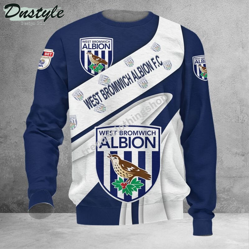 West Bromwich Albion F.C 3d all over printed hoodie tshirt