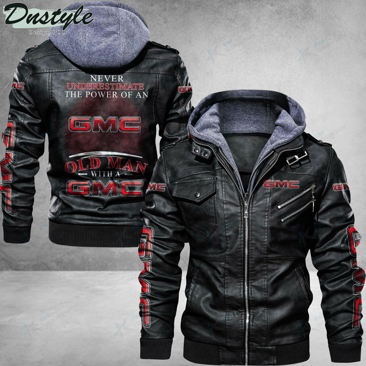 Dodge never underestimate the power of an old man leather jacket