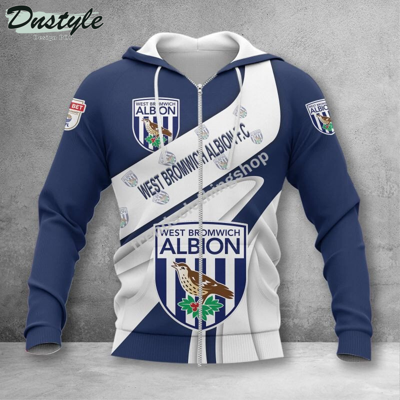 West Bromwich Albion F.C 3d all over printed hoodie tshirt