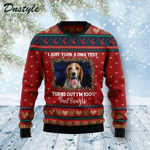 Beagle DNA Ugly Christmas Sweater