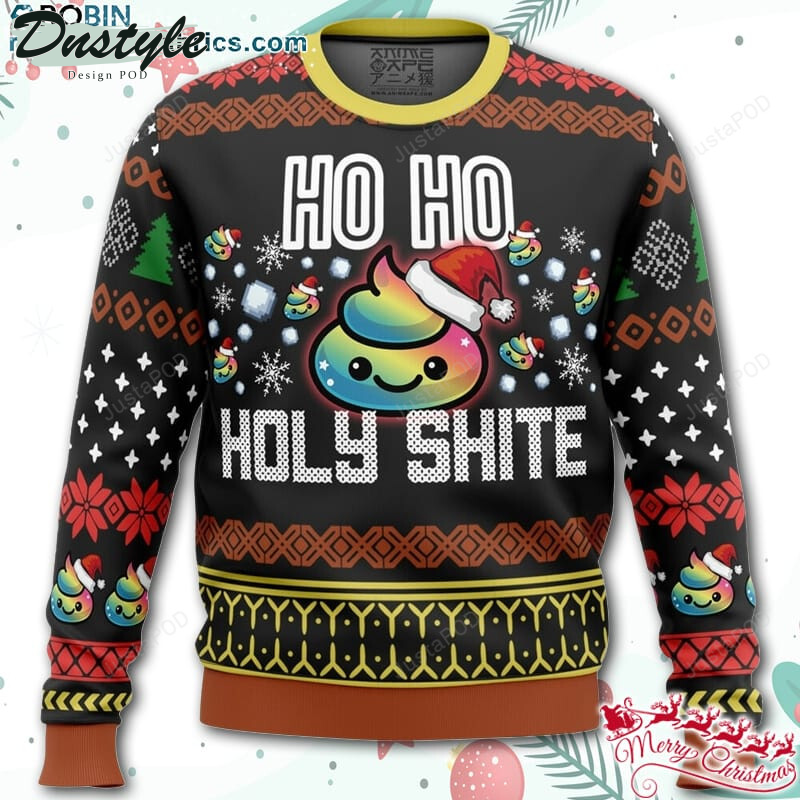 Poop Ugly Christmas Wool Sweater