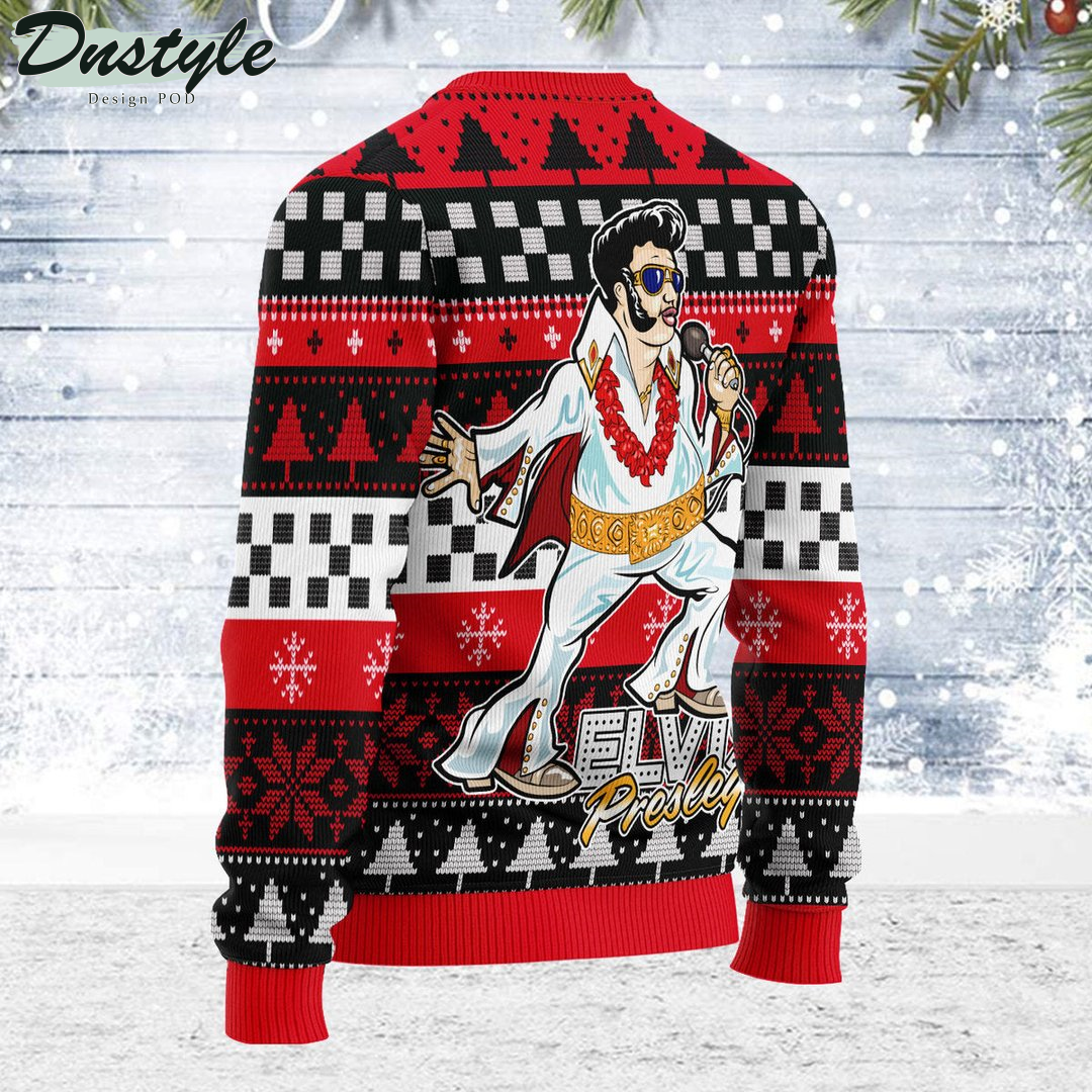 Gearhomie Elvis Fatley Meme Christmas Ugly Sweater