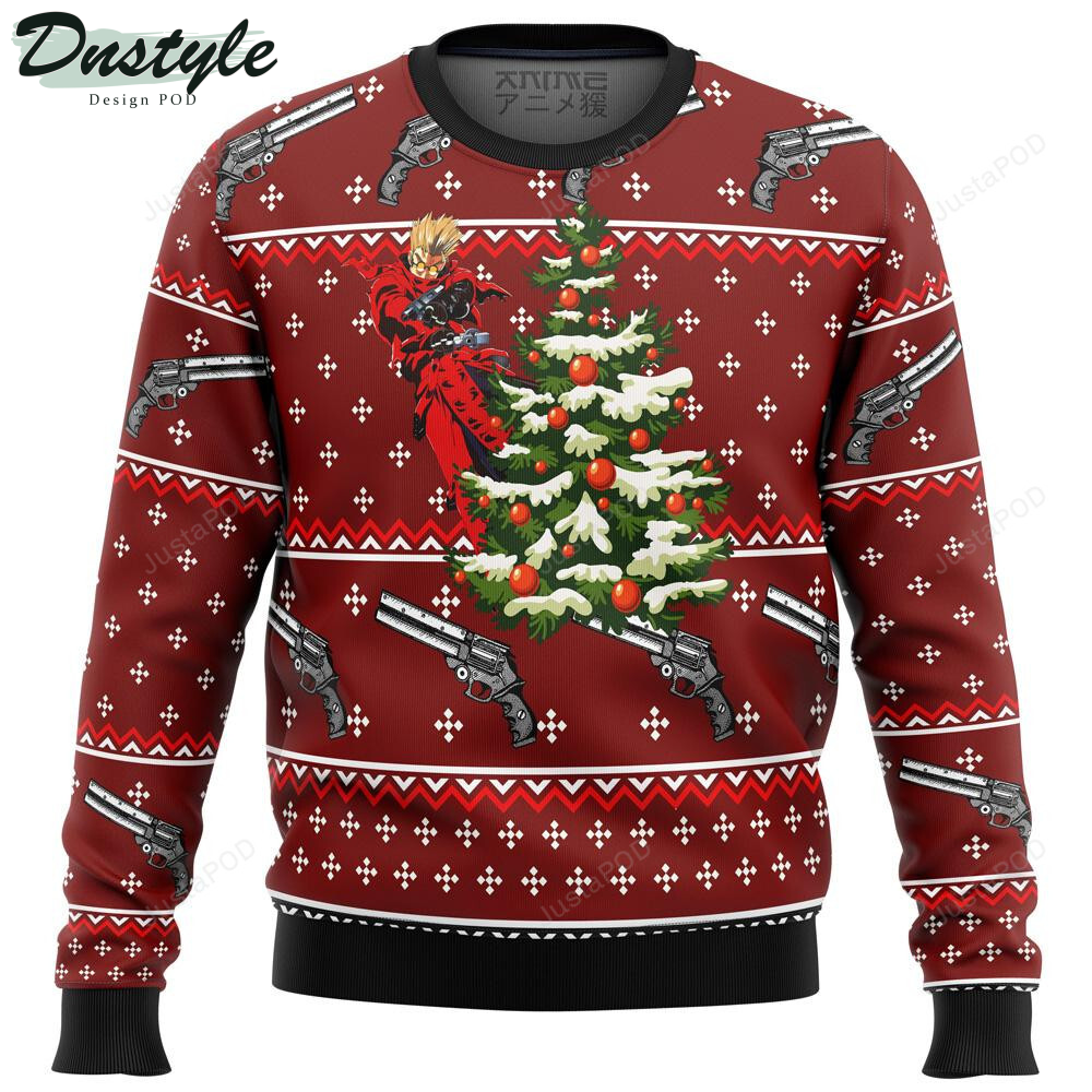 Trigun Vash Premium Ugly Christmas Wool Sweater