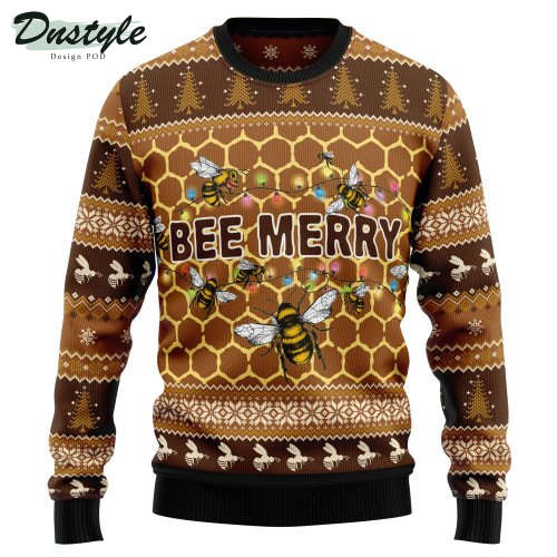Bee Merry Ugly Christmas Sweater