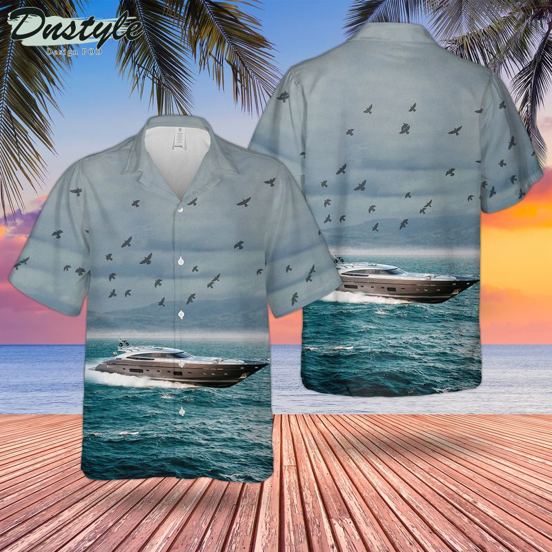 Luxury Motor Yacht AB 116 Hawaiian Shirt