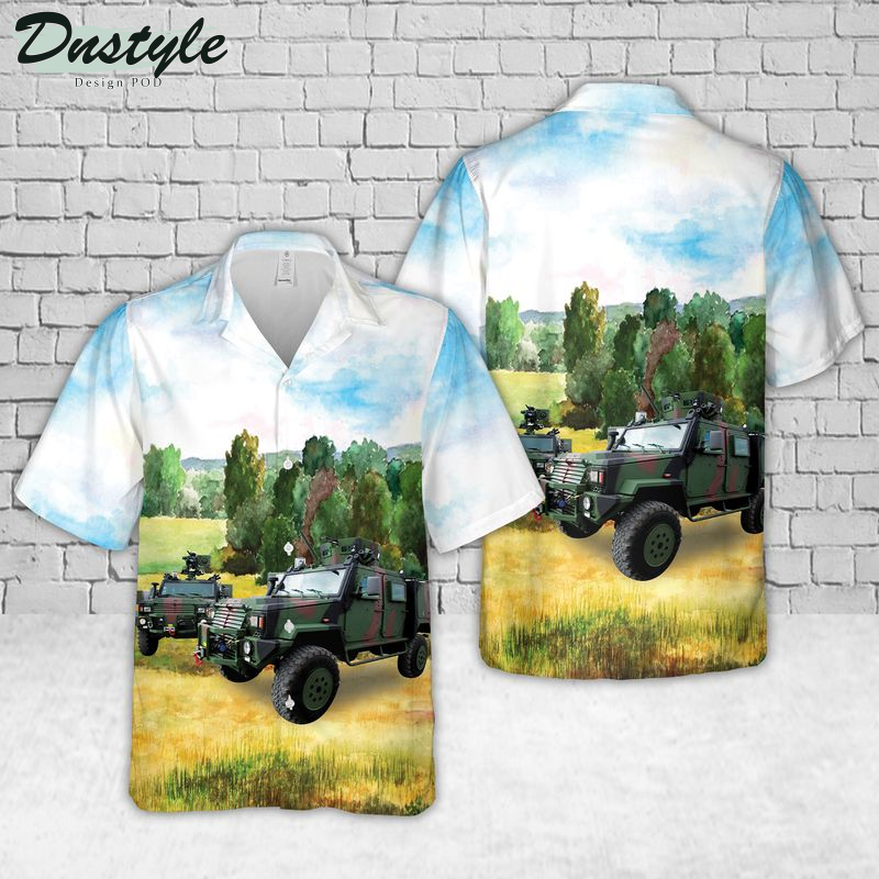 Irish Army RG-32M Light Tactical Armoured Vehicle LTAV Hawaiian Shirt