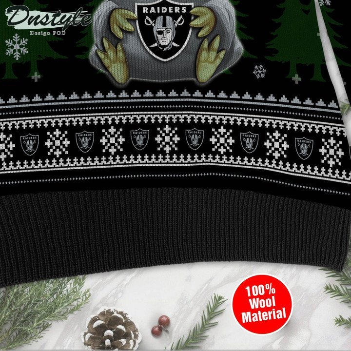 Yoda Baby Love Oakland Raiders Ugly Sweater