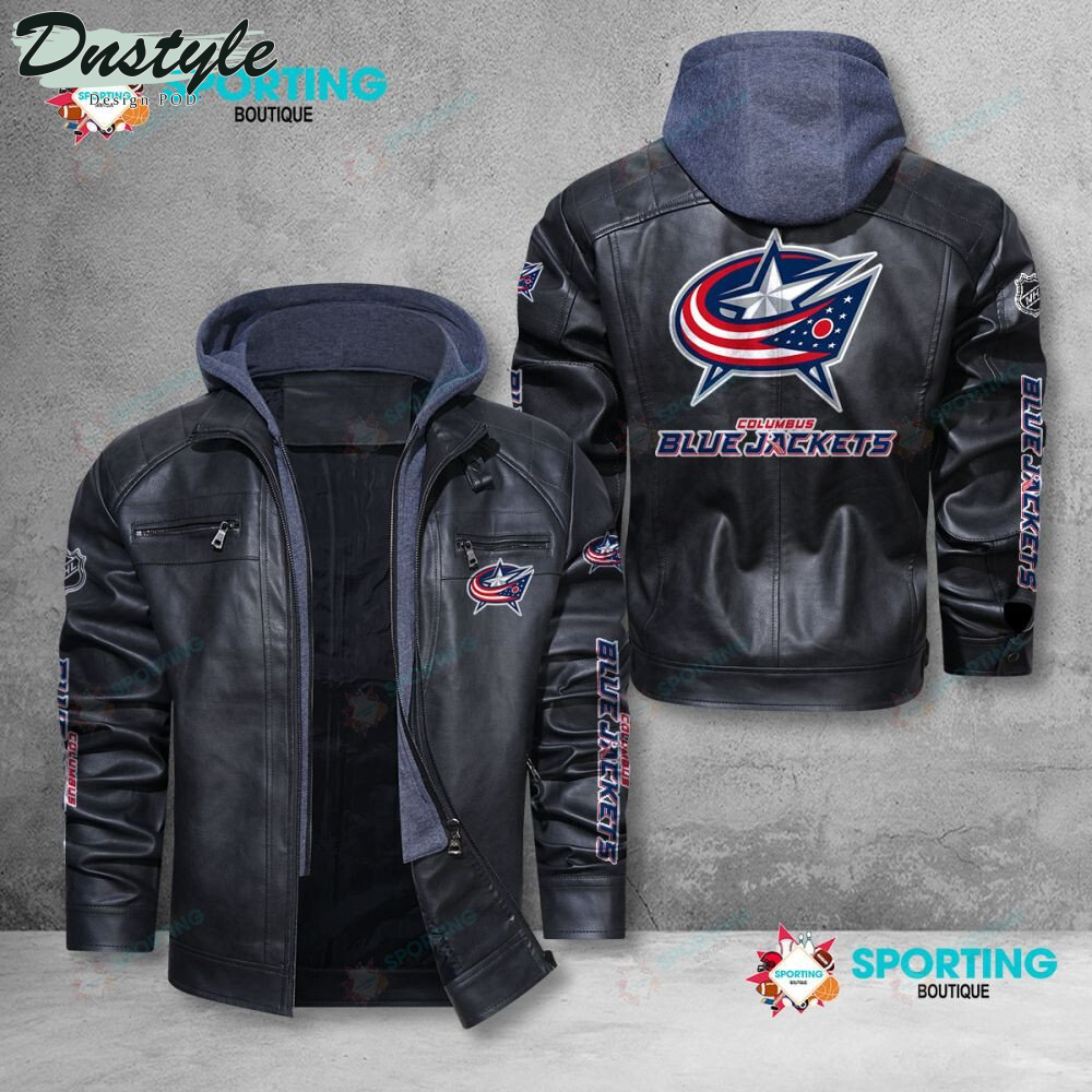 Columbus Blue Jackets 2022 Leather Jacket