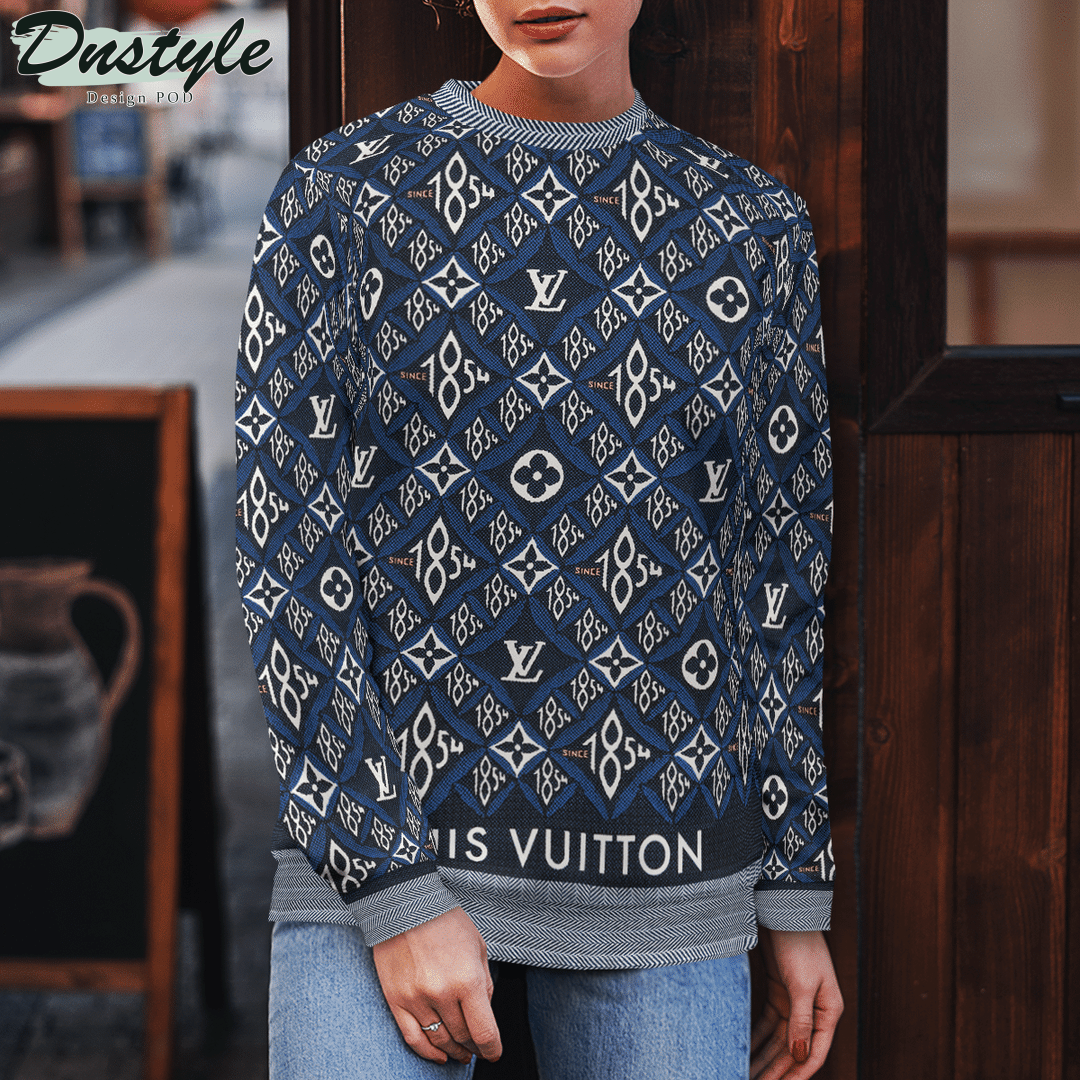 Louis Vuitton Navy ugly sweater and legging