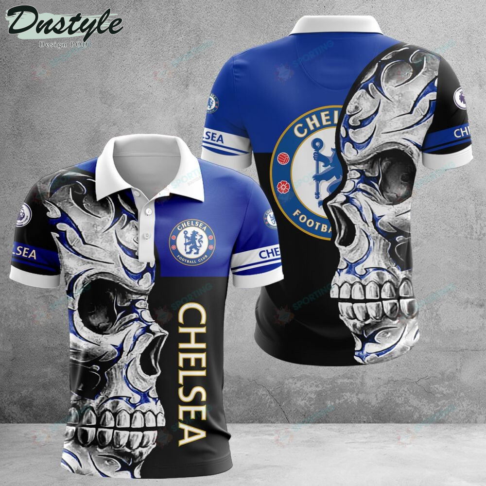 Chelsea F.C Skull Polo Shirt