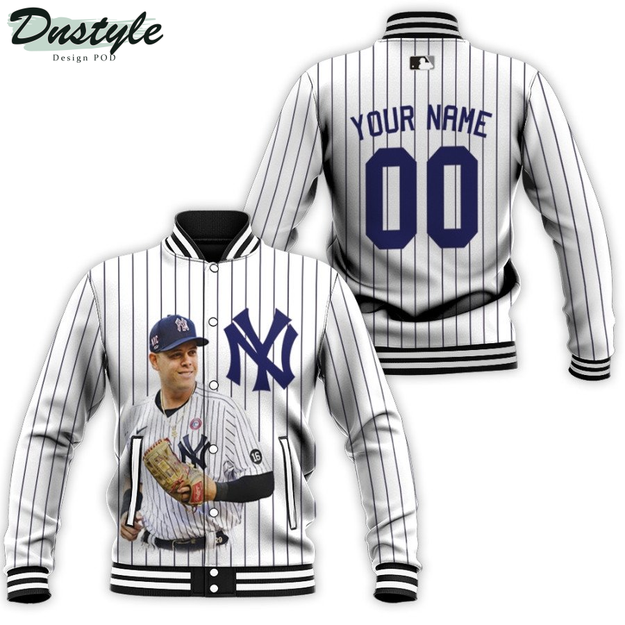 New York Yankees Gio Urshela 16 2020 MLB White Custom Number Name Baseball Jacket