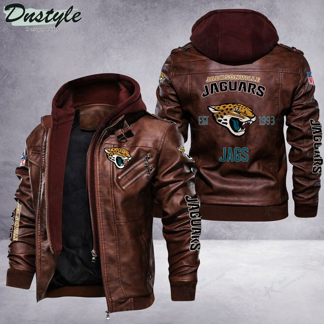 Jacksonville Jaguars Jags Leather Jacket