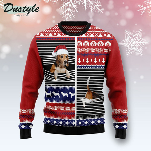 Lovely Beagle Ugly Christmas Sweater