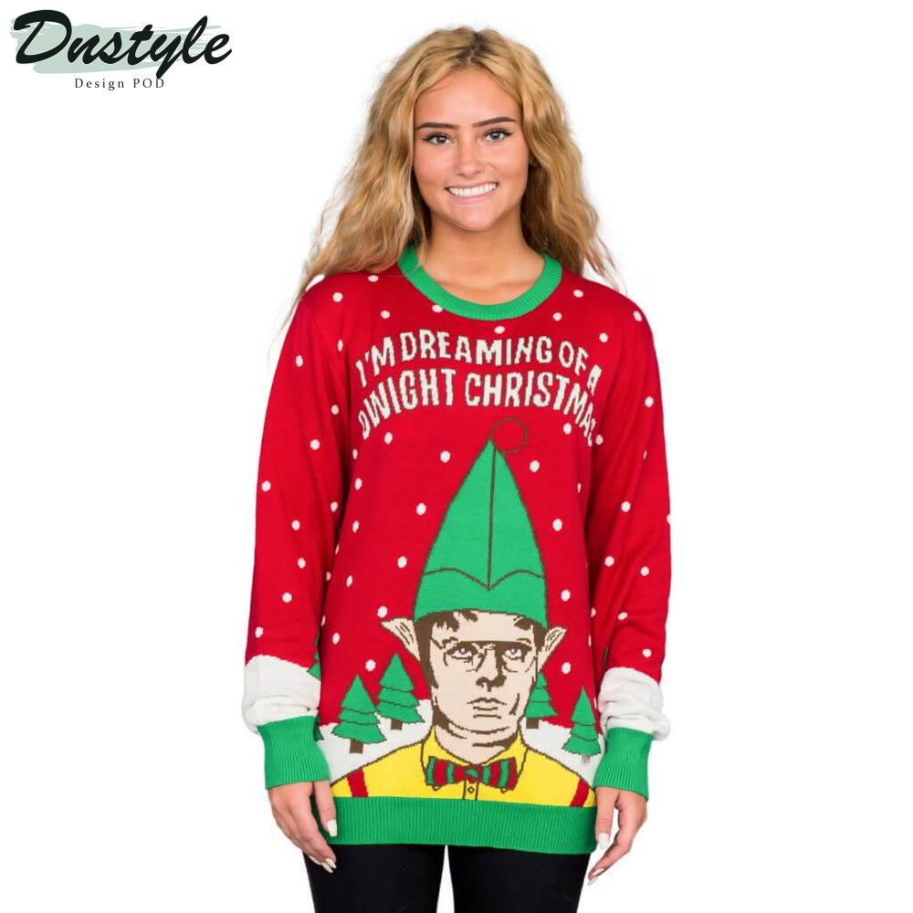 Women's I'm Dreaming of a Dwight Christmas Ugly Christmas Sweater