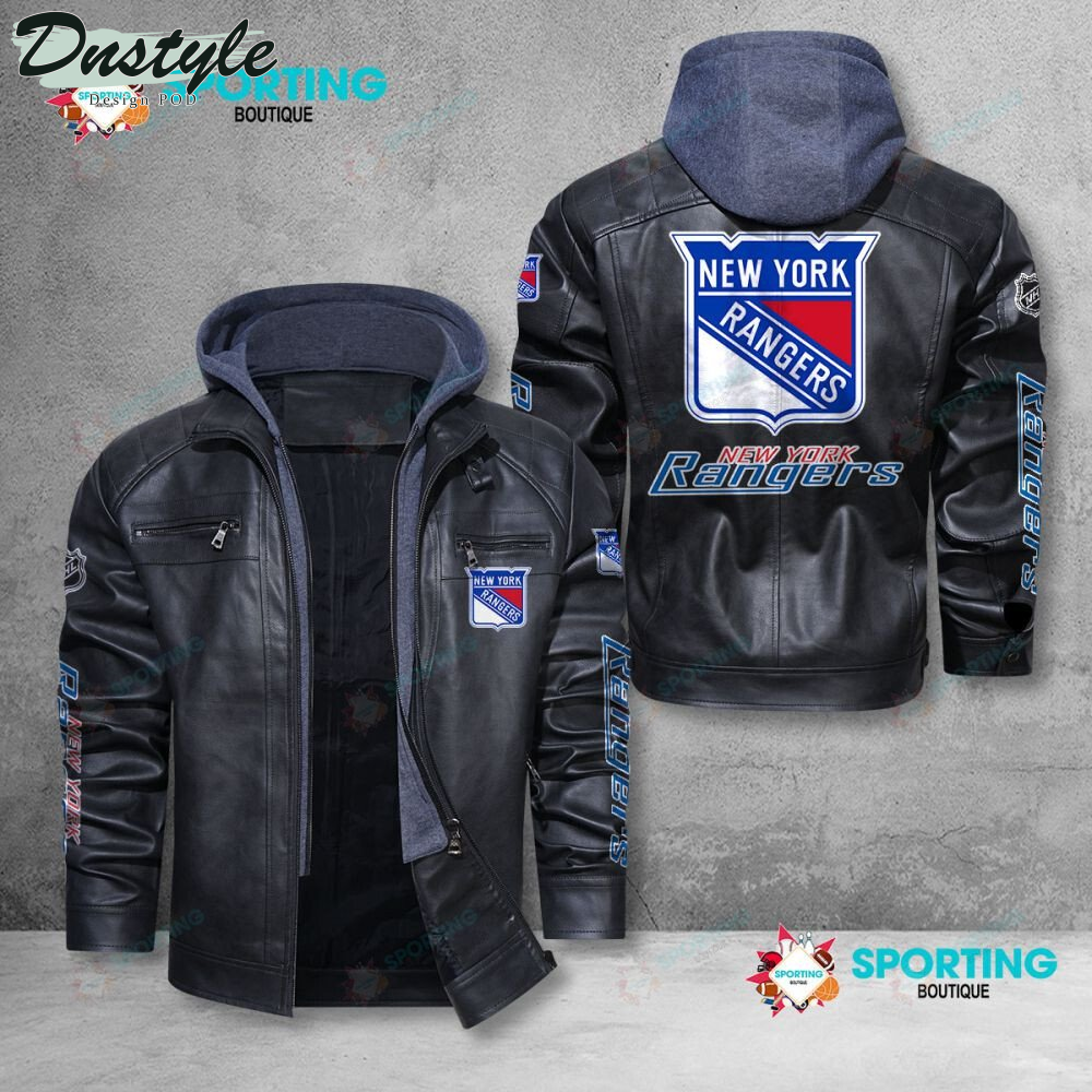 New York Rangers 2022 Leather Jacket