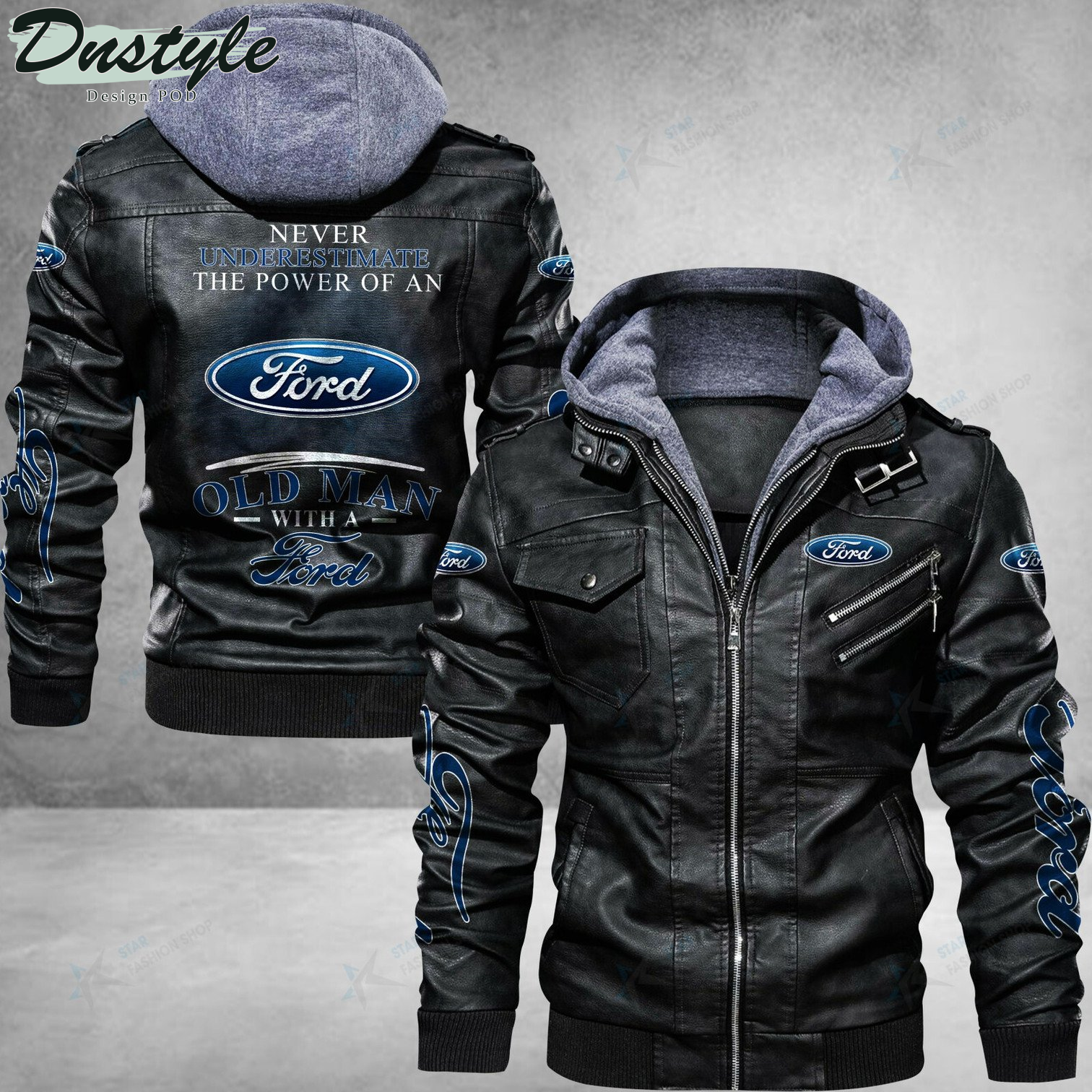 Ford never underestimate the power of an old man leather jacket
