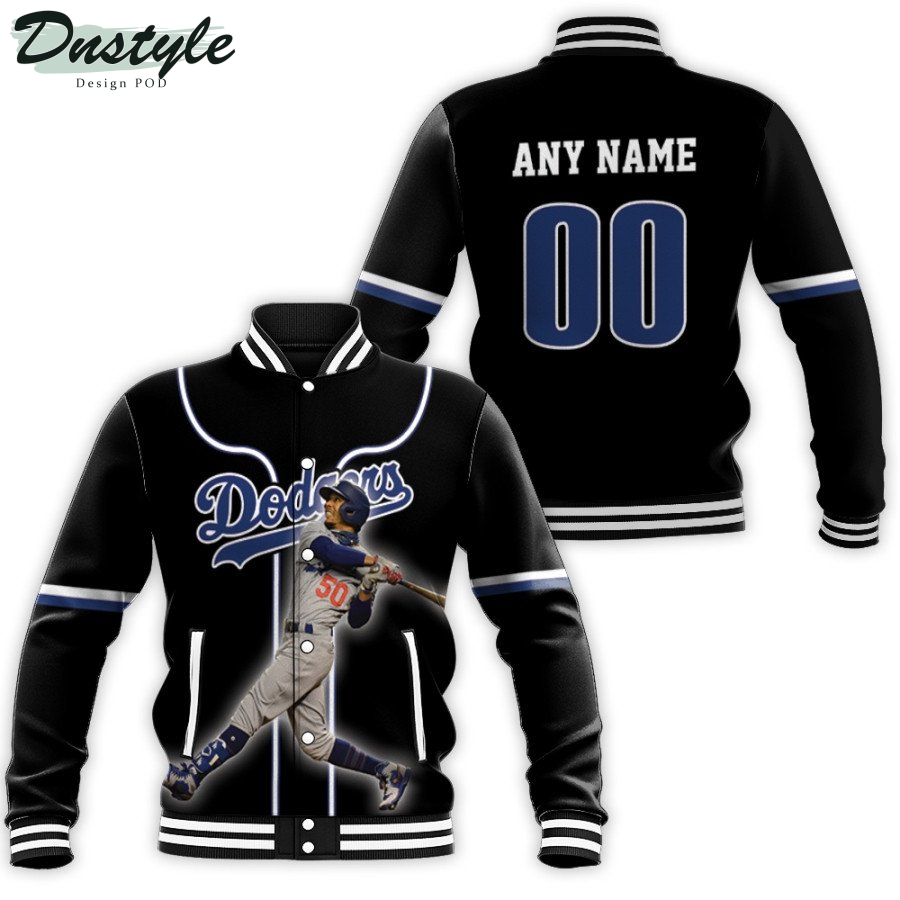 Los Angeles Dodgers Mookie Betts 50 Custom Number Name Baseball Jacket