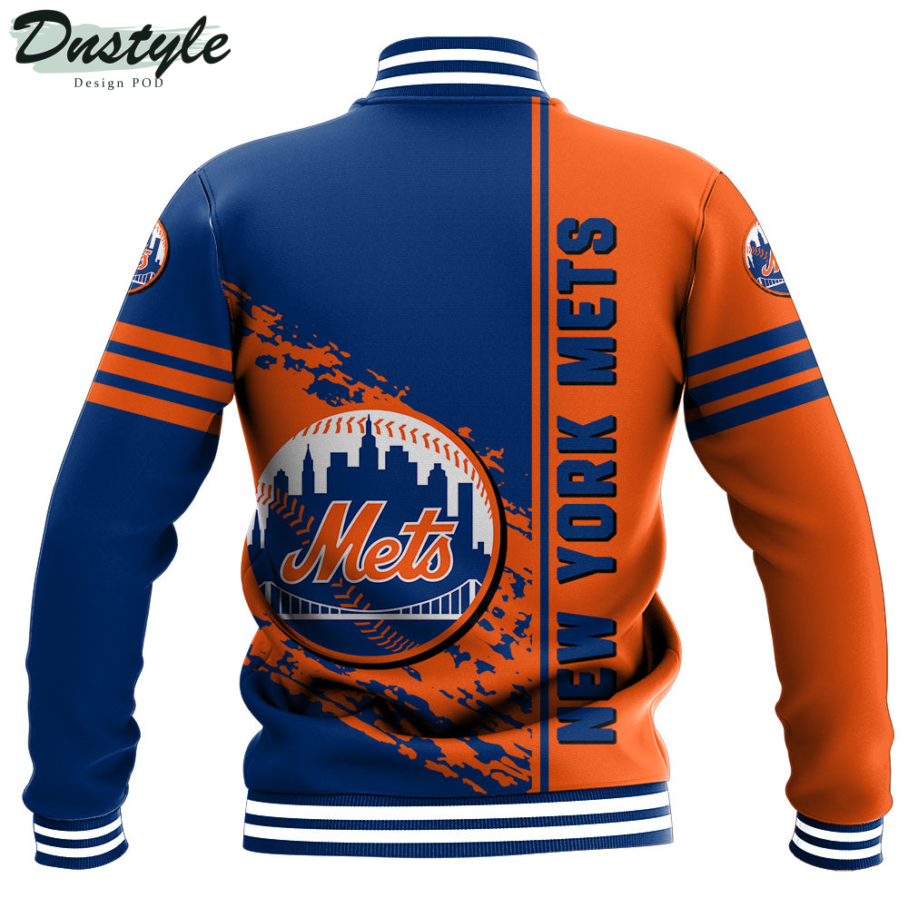 New York Mets MLB Quarter Style Baseball Jacket