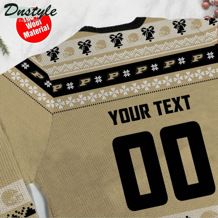 Purdue Boilermakers Personalized Ugly Sweater