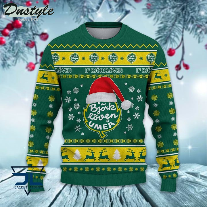IF Björklöven santa hat ugly christmas sweater