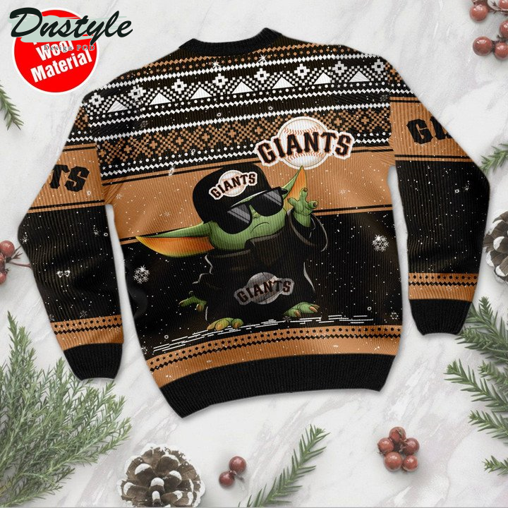 San Francisco Giants Baby Yoda Ugly Sweater