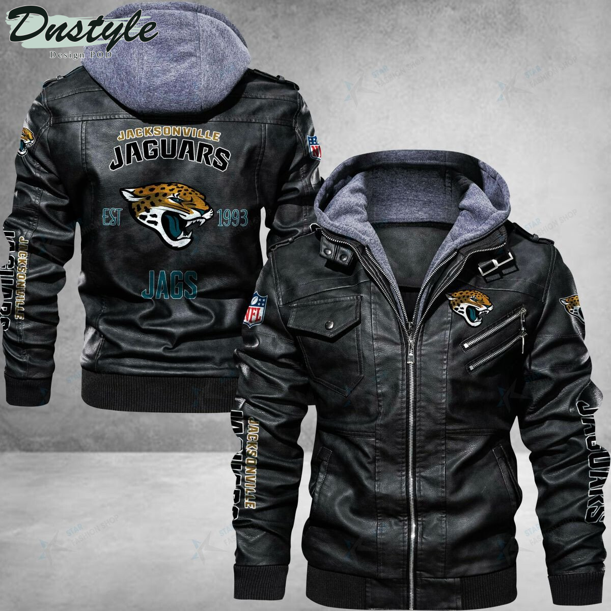 Jacksonville Jaguars Jags Leather Jacket