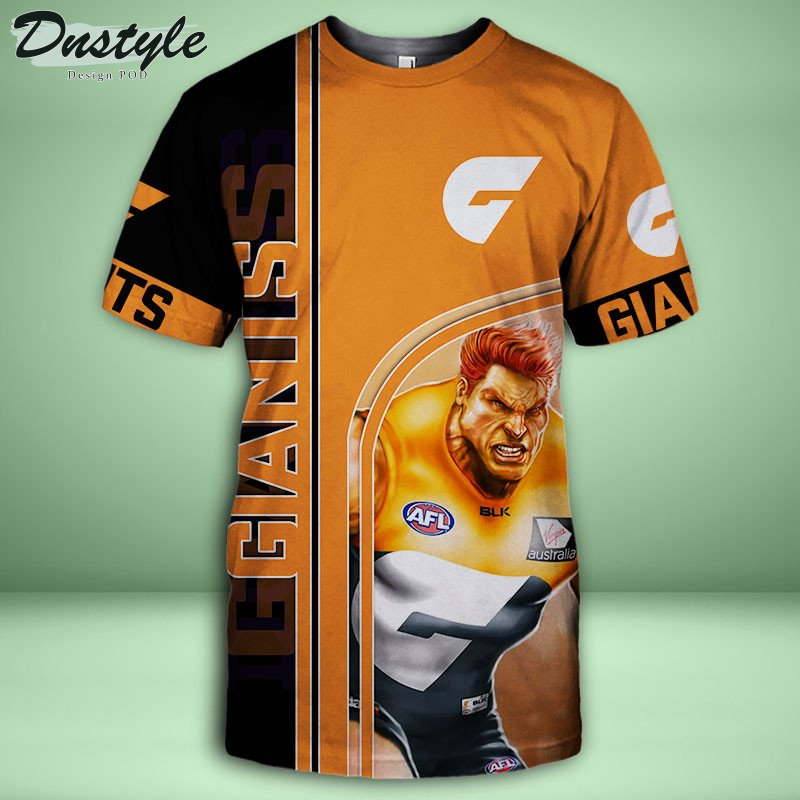 GWS Giants 3D Tshirt Hoodie Polo Sweatshirt