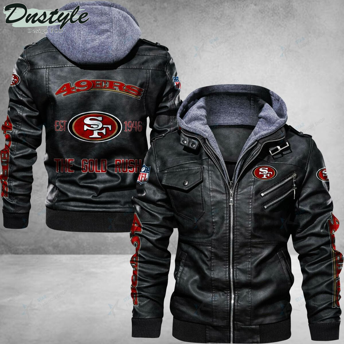 San Francisco 49ers The Cold Rush Leather Jacket