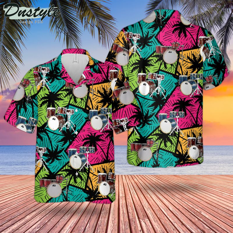 DW Classics Series Drums Hawaiian Shirt