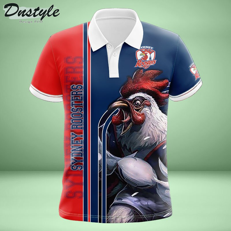 Sydney Roosters 3D Tshirt Hoodie Polo Sweatshirt