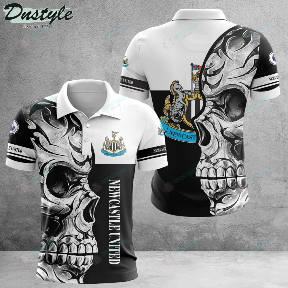 Newcastle United F.C Skull Polo Shirt