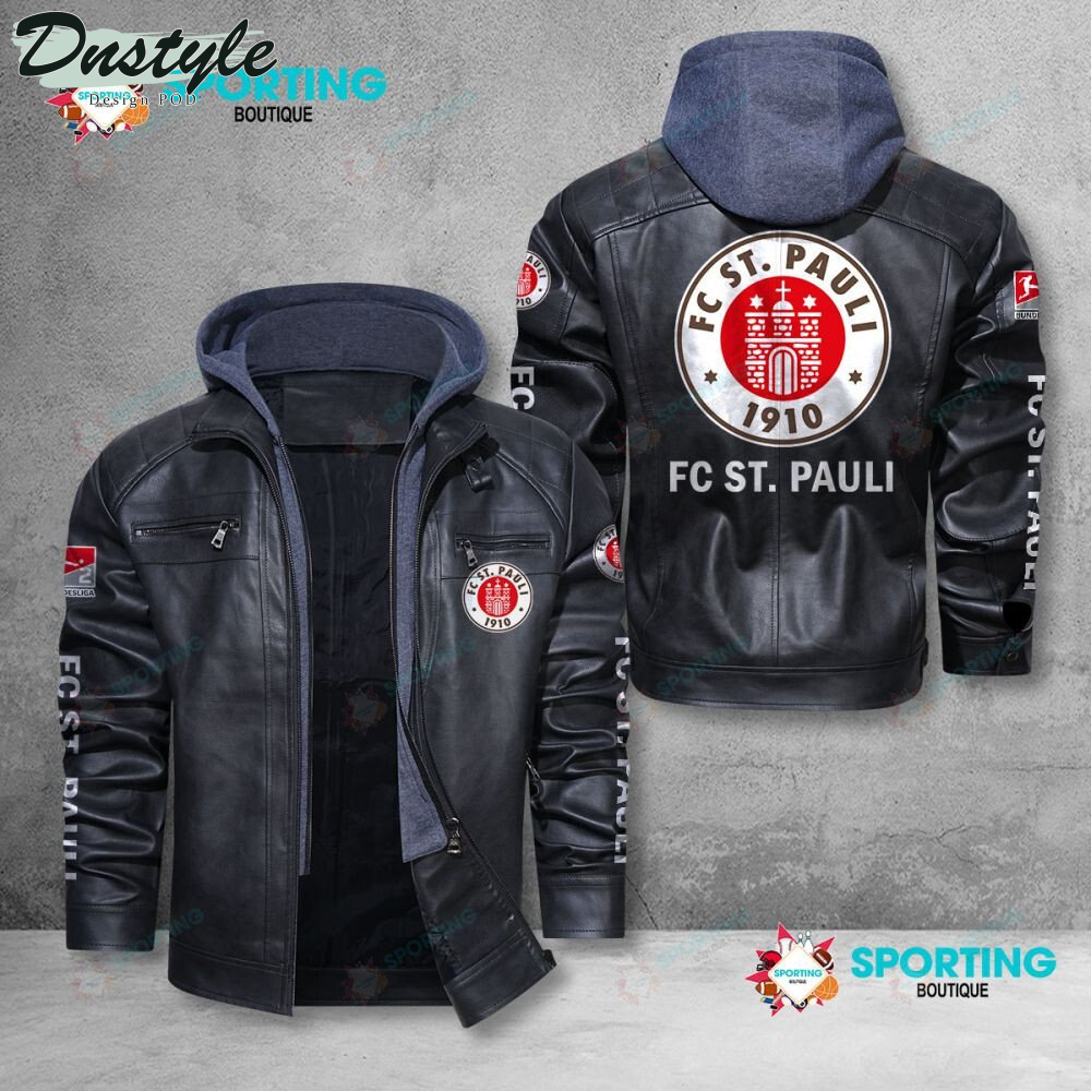 FC St. Pauli Lederjacke 2022