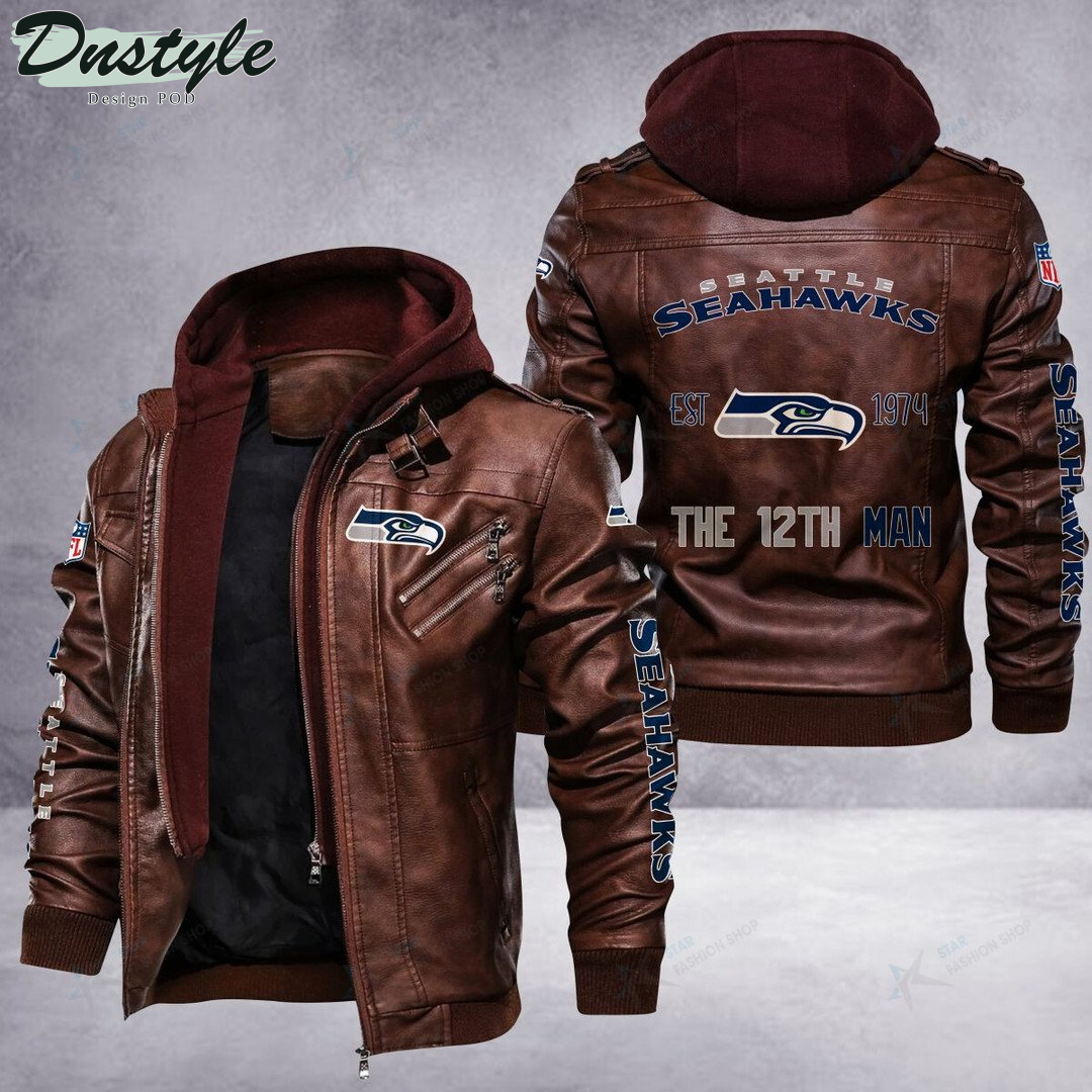 Seattle Seahawks The 12th Man Leather Jacket