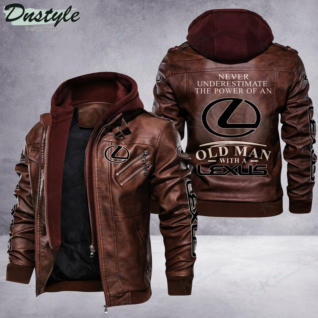 Lexus never underestimate the power of an old man leather jacket