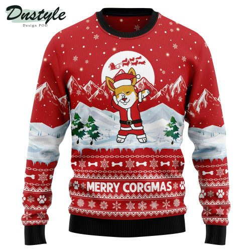 Corgi Merry Xmas Ugly Christmas Sweater