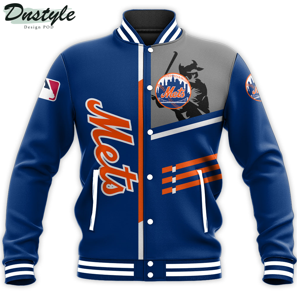 New York Mets MLB Personalized Baseball Jacket