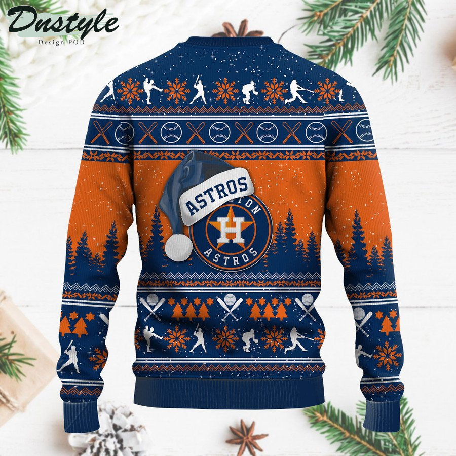 Houston Astros MLB ugly christmas sweater