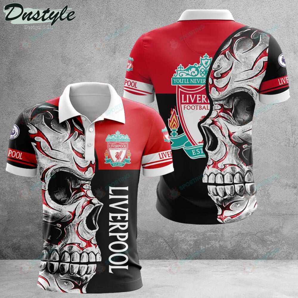Liverpool F.C Skull Polo Shirt