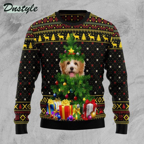 Goldendoodle Pine Ugly Christmas Sweater