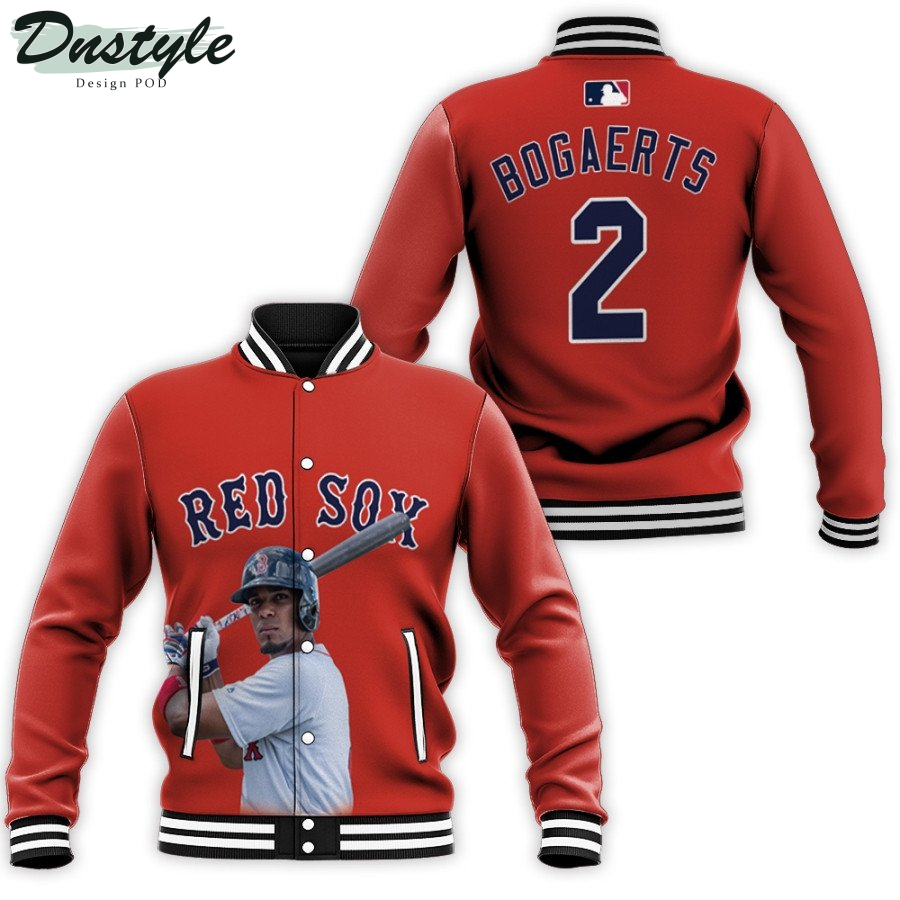 Boston Red Sox Xander Bogaerts 2 Majestic World Series Player Jersey Baseball Jacket