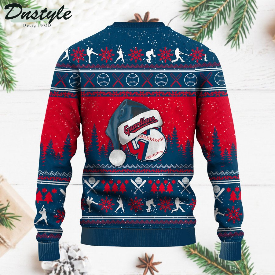 Cleveland Guardians MLB ugly christmas sweater