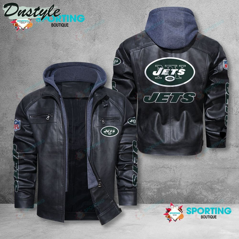 New York Jets NFL 2023 Leather Jacket