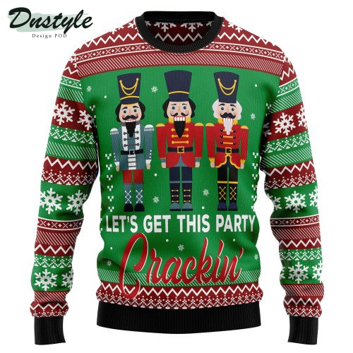 Nutcracker Party Cracking Ugly Christmas Sweater